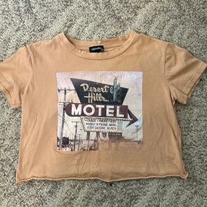 Graphic crop top